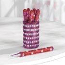 6 Piece Pens In Holder