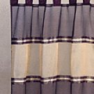 Burgundy Gold Trim Curtain