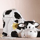 Porcelain Cow Cookie Jar