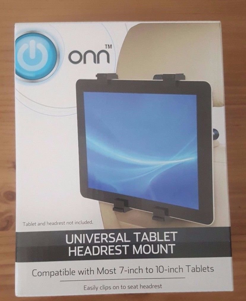 ONN Universal Headrest iPad Tablet Car Mount Holder for 7" TO 10"  HEADREST