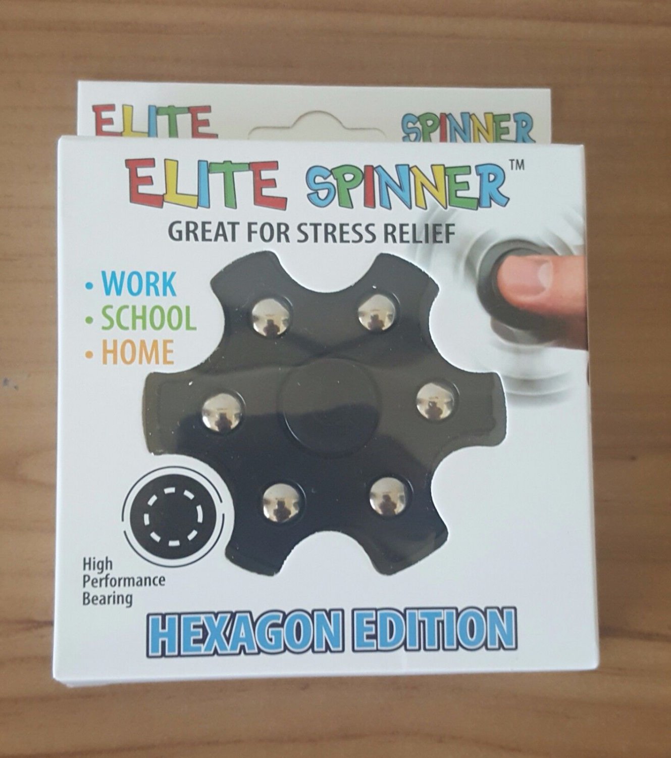 NEW Elite Spinner Hexagon Edition (Black)