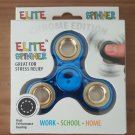 NEW Elite Spinner CHROME EDITION Fidget Spinner (Blue, Red, Silver) 3PK