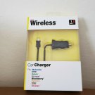 Just Wireless Micro USB Car Charger  (Brand New)