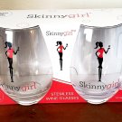 Skinny Girl Stemless Wine Glasses (Set of 2)