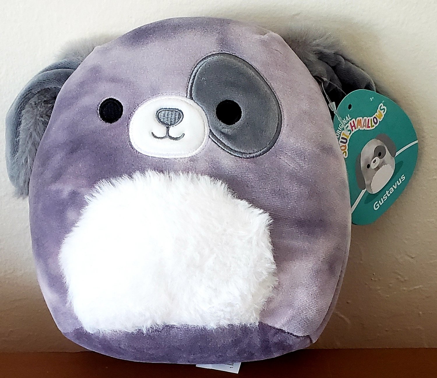 Squishmallow 7.5" Gustavus the Grey Dog
