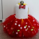 Flower and Butterfly Tutu Dress