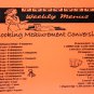 Cooking Measurement Conversion Fridge Magnet