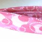Pink & white Circle Keyfob Wristlet