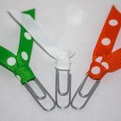 White Paper Clip Bookmarks