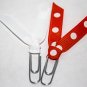 White Paper Clip Bookmarks