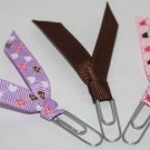 Heart Paper Clip Bookmarks