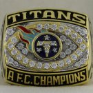 1999 Tennessee Titans AFC American Football Conference Championship Rings Ring