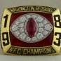 1983 Washington Redskins NFC National Football Conference Championship Rings Ring