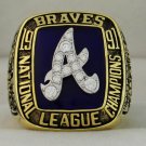 1991 Atlanta Braves NL National League World Series Championship Rings Ring