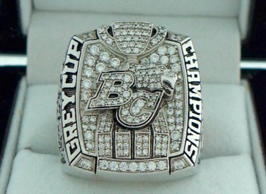 2011 BC Lions CFL Grey Cup Championship Rings Ring