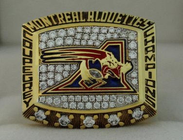 2002 Montreal Alouettes Grey Cup  Championship Rings Ring
