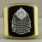 1948 Cleveland Indians World Series Championship Rings Ring