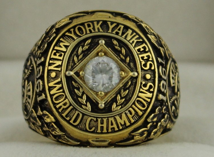1961 New York Yankees World Series Championship Rings Ring