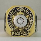 1942 Toronto Maple Leafs Stanley Cup Championship Rings Ring