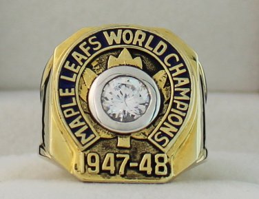 1948 Toronto Maple Leafs Stanley Cup Championship Rings Ring