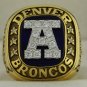 1986 Denver Broncos  AFC American Football Conference Championship Rings Ring