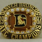 1987 Denver Broncos AFC American Football Conference Championship Rings Ring