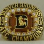 1987 Denver Broncos AFC American Football Conference Championship Rings Ring