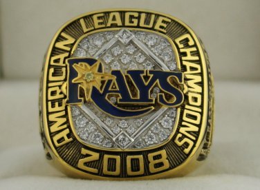 2008 Tampa Bay Rays AL American League World Series Championship Rings Ring
