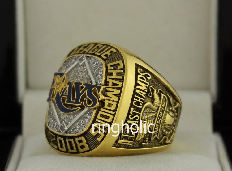 2008 Tampa Bay Rays AL American League World Series Championship Rings Ring