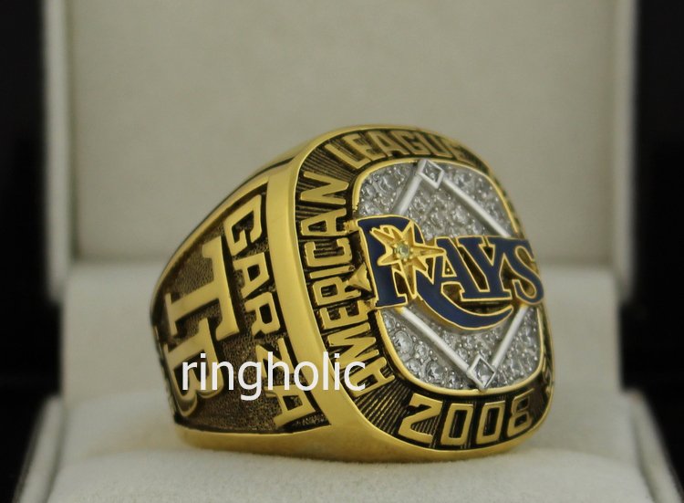 2008 Tampa Bay Rays AL American League World Series Championship Rings Ring
