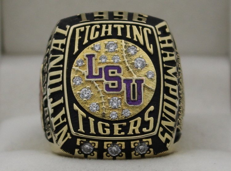 1996 LSU Tigers NCAA Baseball National Championship Rings Ring