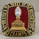 1995 Nebraska Cornhuskers NCAA Big 8 National Championship Rings Ring