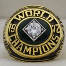 1972 Oakland Athletics World Series Championship Rings Ring