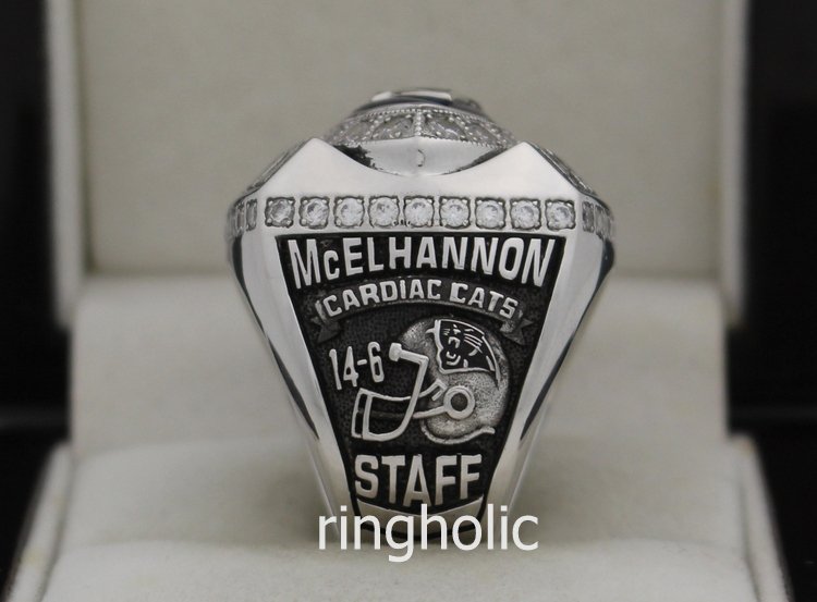 carolina panthers nfc championship ring