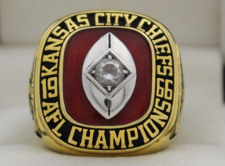 1966 Kansas City Chiefs AFL Championship Rings Ring