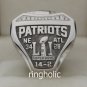 2016 New England Patriots Super Bowl Championship Rings Fan Ring
