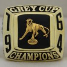 1964 BC Lions The 52nd Grey Cup Championship Rings Ring