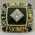 1982 Edmonton Eskimos The 70th Grey Cup Championship Rings Ring