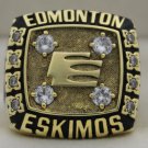 1981 Edmonton Eskimos The 69th Grey Cup Championship Rings Ring
