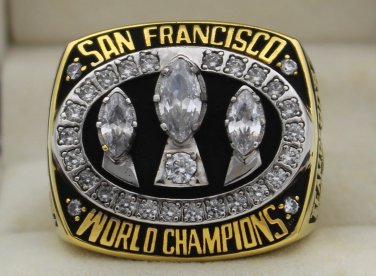 1988 San Francisco 49ers NFL Super Bowl Championship Rings Ring