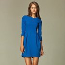 Classic and Iconic Style Blue Ladies Tulip Dress  SIZE UK 16
