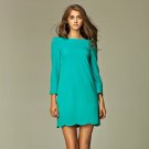 Classic and Iconic Style 1960's Turquoise Ladies Dress SIZE UK 14