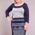 Ladies Plus Size Paneled Dress  SIZE UK 18