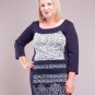 Ladies Plus Size Paneled Dress SIZE UK 20