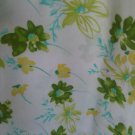 Von Mozart  White Floral Ruffle Skirt  S Cotton Slip On