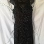 Sleeveless Little Black Dress JMD New York S Sequined V Neck Cocktail Dress