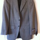 Harwick Clothes Men's Suitable Separates Two Button Blazer Gray 34R Worsted Wool