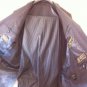 Bernini Beverly Hills Performa Stretch Merino Wool Two Button Suit Pinstripe Bla