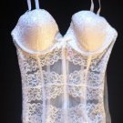 Victoria's Secret Angel Fantasies Lace Padded Push Up Boned Bustier 36C