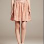 Banana Republic BR Monogram Full Metallic Lace Skirt Bronze 6